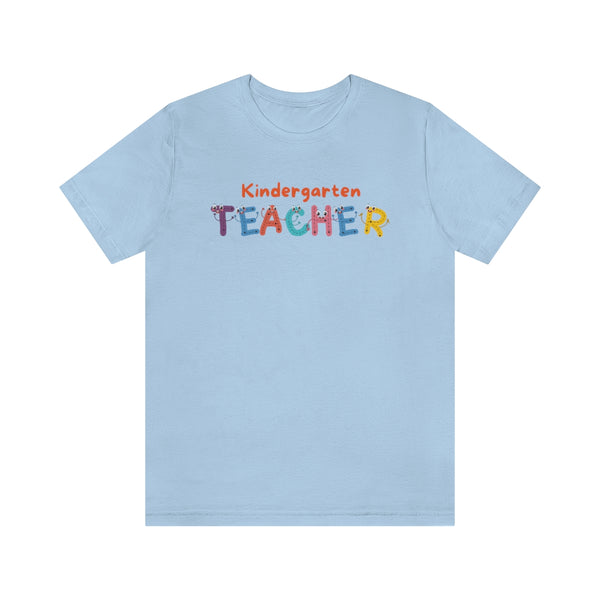 Kindergarten Teacher Friendly Letters Graphic T-Shirt