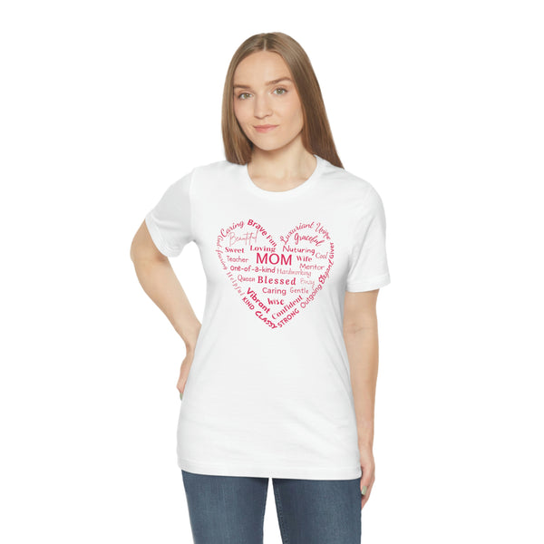 Heart of A Mom Graphic T-Shirt