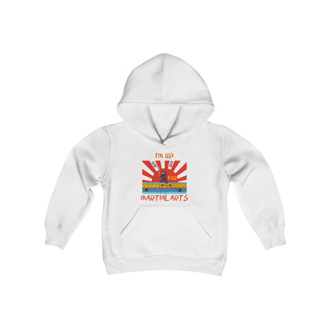 I’m Up For Martial Arts Kids Graphic Hoodie