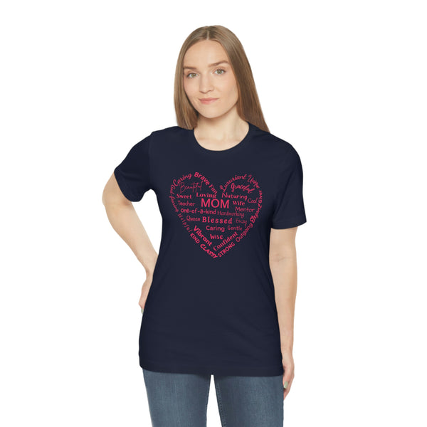 Heart of A Mom Graphic T-Shirt