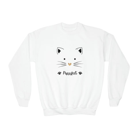 Purrfect Kitten Kids Sweatshirt