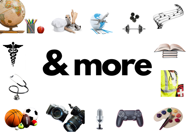 Sports, Interest, Hobbies, Occupations &amp; more