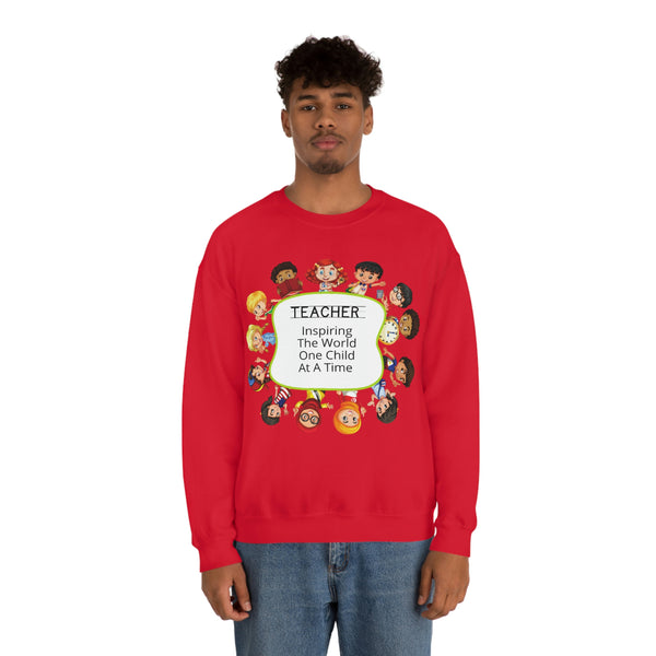 Teacher Inspiring Children Graphic Sweatshirt