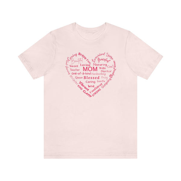 Heart of A Mom Graphic T-Shirt