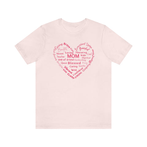 Heart of A Mom Graphic T-Shirt