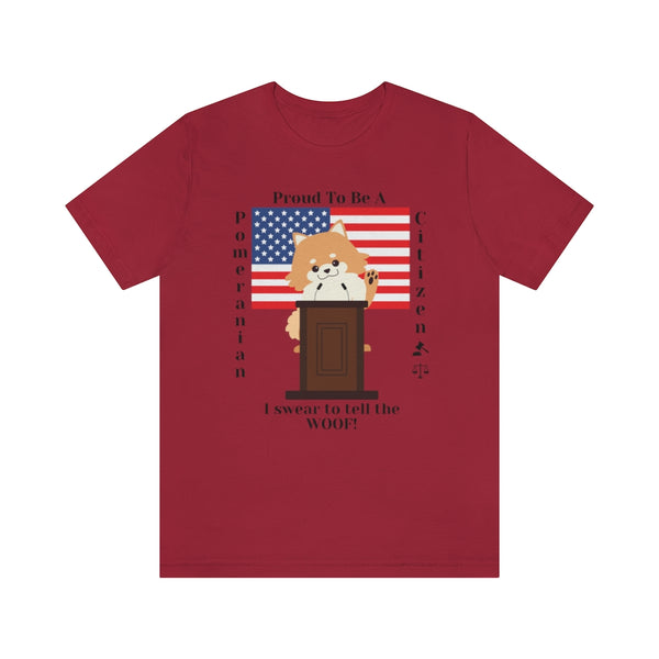 Proud To Be A Pomeranian Graphic T-Shirt