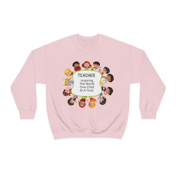 Teacher Inspiring Children Graphic Sweatshirt