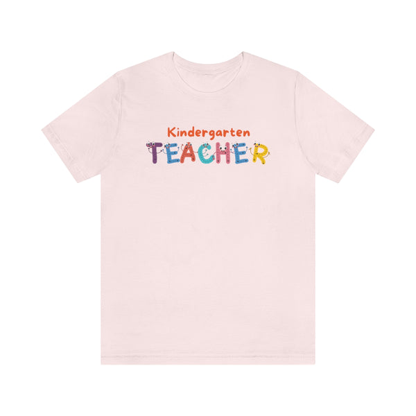 Kindergarten Teacher Friendly Letters Graphic T-Shirt