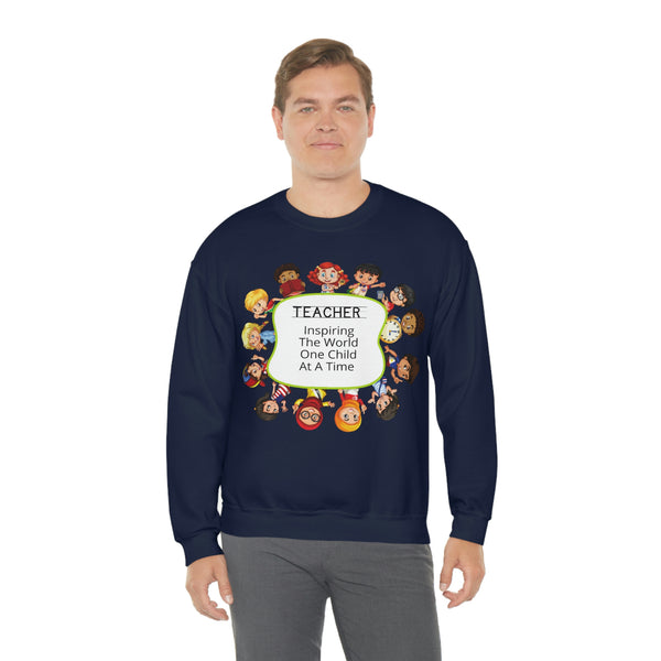 Teacher Inspiring Children Graphic Sweatshirt
