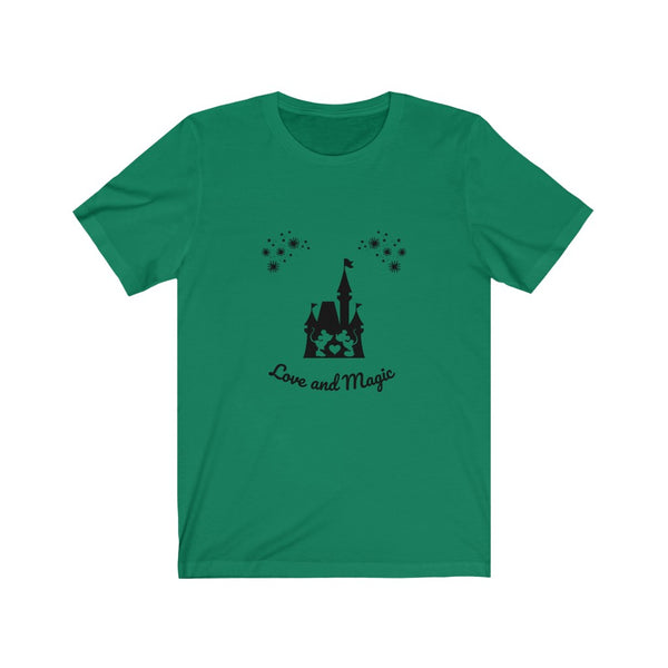 Love and Magic Disney Castle Graphic T-Shirt