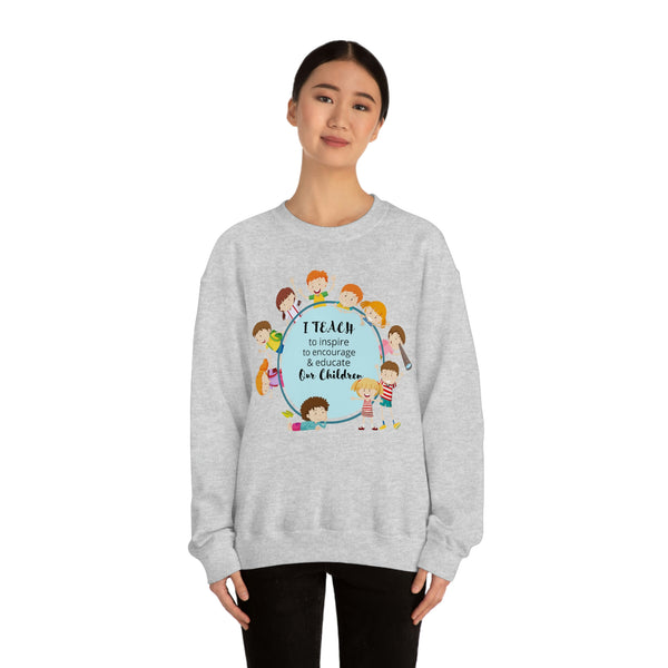 I Teach Children Graphic Sweatshirt