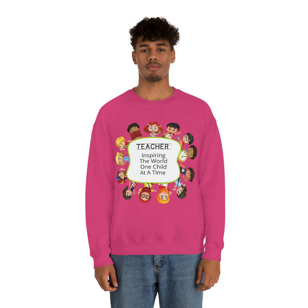 Teacher Inspiring Children Graphic Sweatshirt