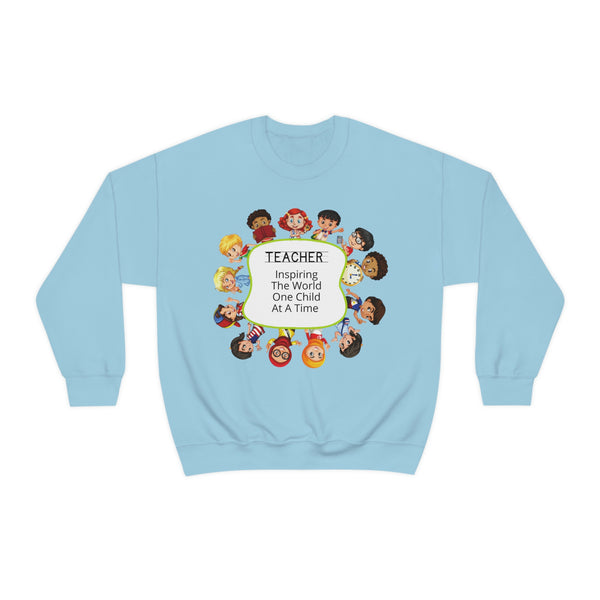 Teacher Inspiring Children Graphic Sweatshirt
