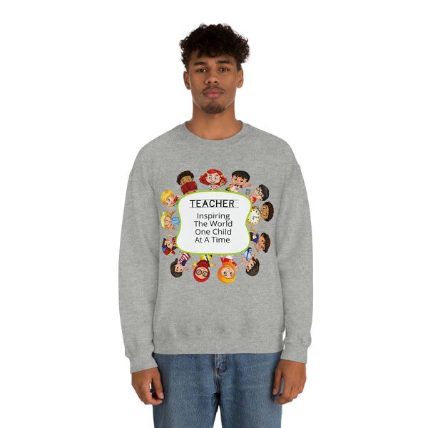 Teacher Inspiring Children Graphic Sweatshirt