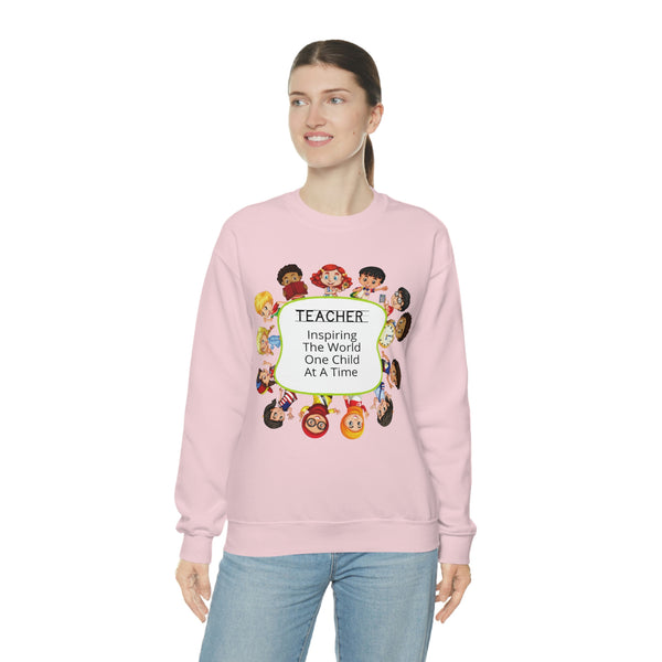 Teacher Inspiring Children Graphic Sweatshirt