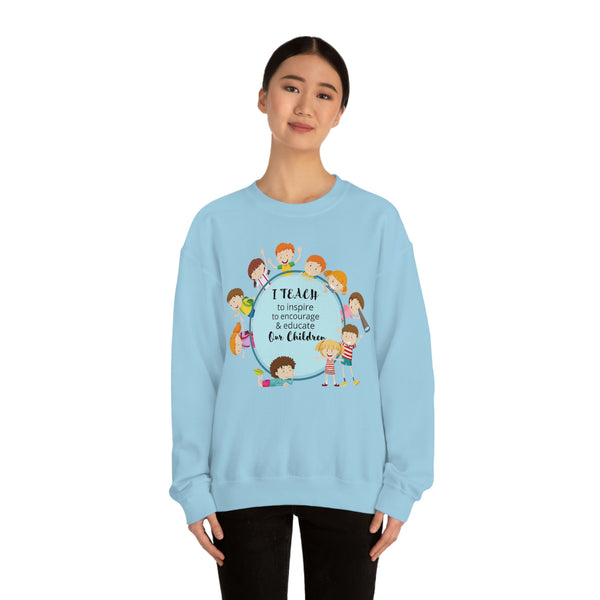 I Teach Children Graphic Sweatshirt