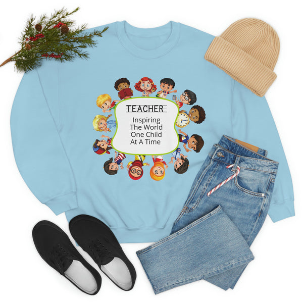 Teacher Inspiring Children Graphic Sweatshirt