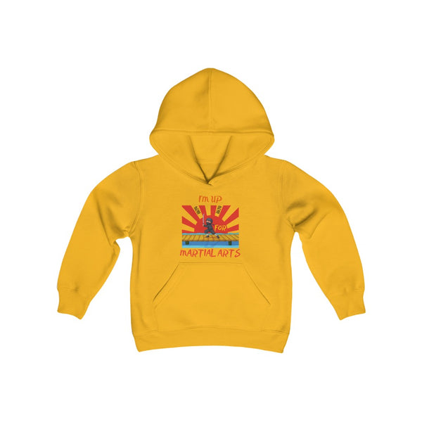 I’m Up For Martial Arts Kids Graphic Hoodie
