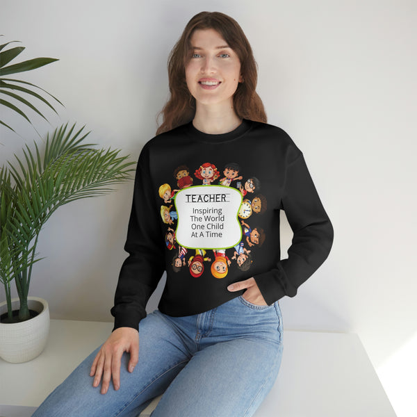 Teacher Inspiring Children Graphic Sweatshirt