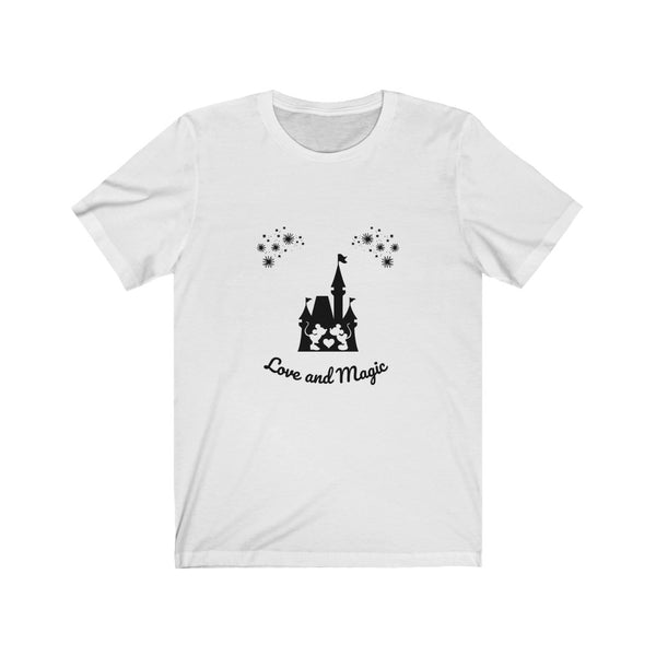 Love and Magic Disney Castle Graphic T-Shirt