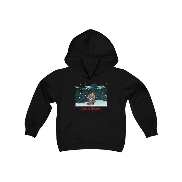 Let It Snow Bear Kids Hoodie