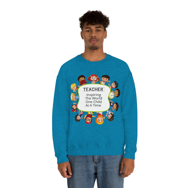 Teacher Inspiring Children Graphic Sweatshirt