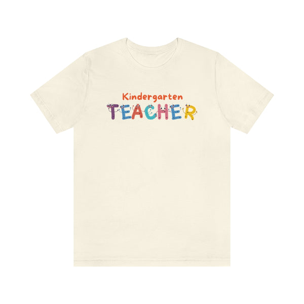 Kindergarten Teacher Friendly Letters Graphic T-Shirt
