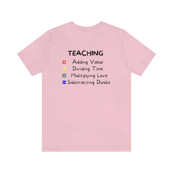 Teaching Principles Math Operations T-Shirt