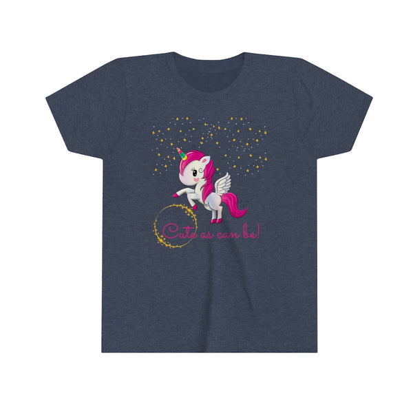Cute As Can Be Unicorn Kids Graphic Tee
