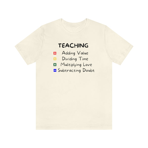 Teaching Principles Math Operations T-Shirt