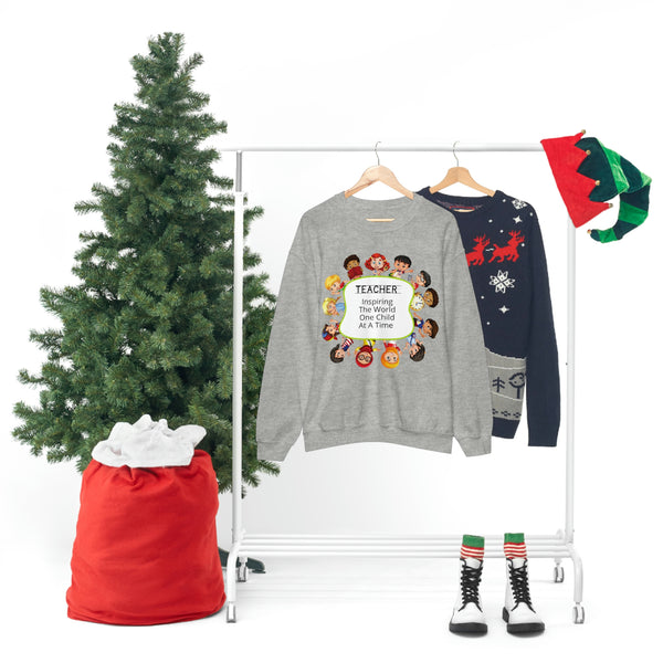 Teacher Inspiring Children Graphic Sweatshirt