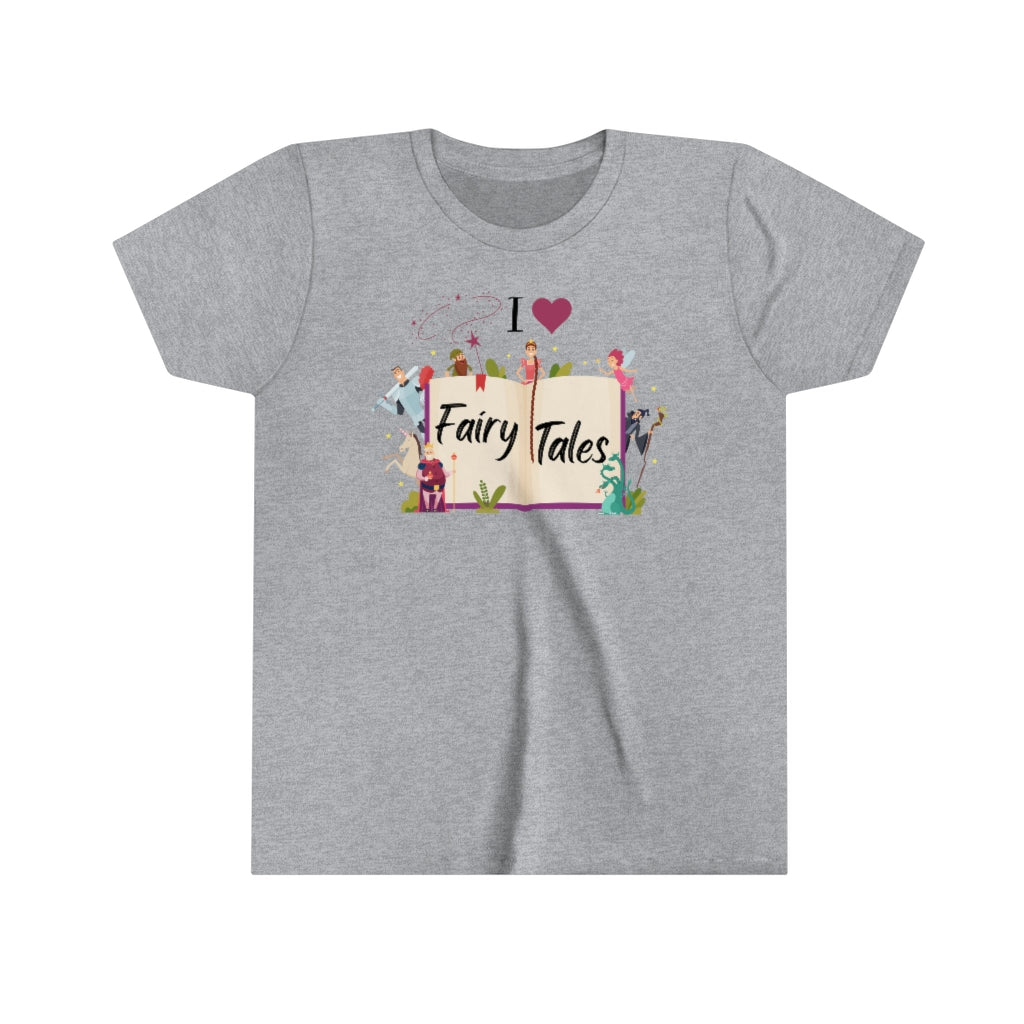 I Love Fairy Tales Kids Graphic Tee