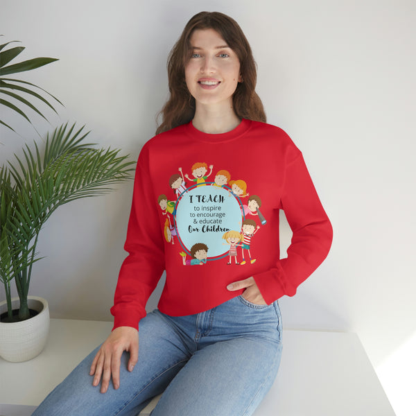 I Teach Children Graphic Sweatshirt