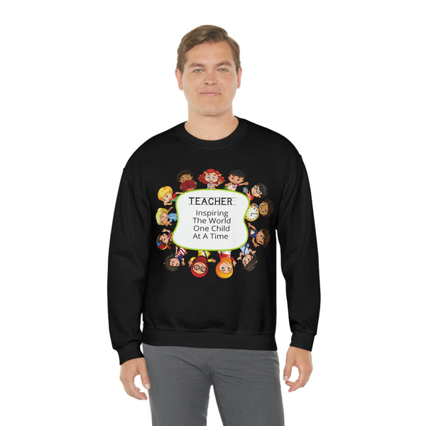 Teacher Inspiring Children Graphic Sweatshirt