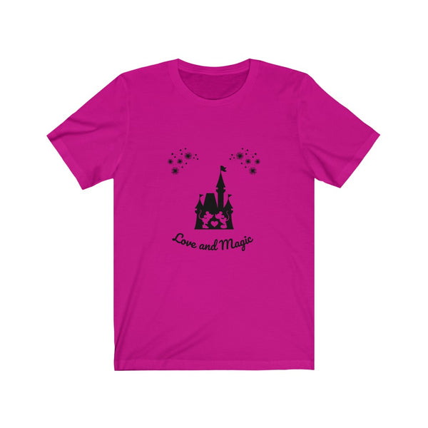 Love and Magic Disney Castle Graphic T-Shirt