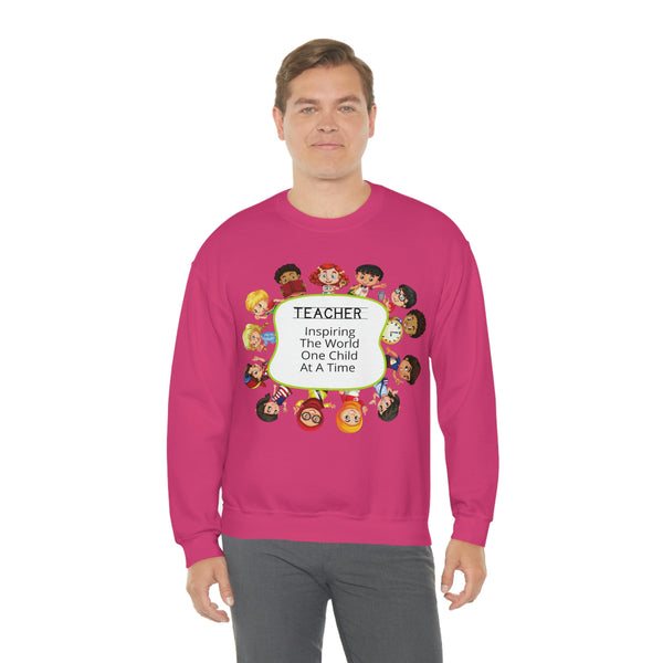 Teacher Inspiring Children Graphic Sweatshirt