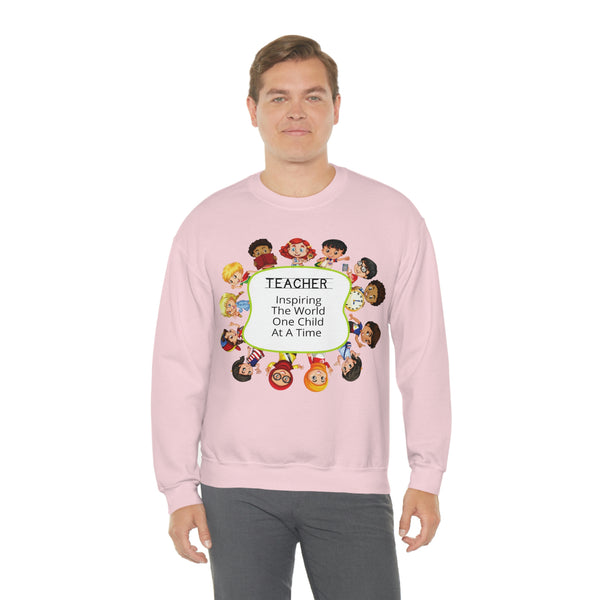 Teacher Inspiring Children Graphic Sweatshirt