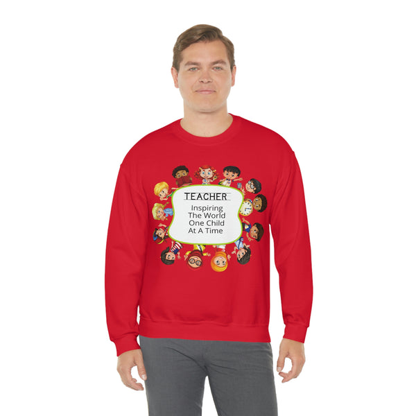 Teacher Inspiring Children Graphic Sweatshirt
