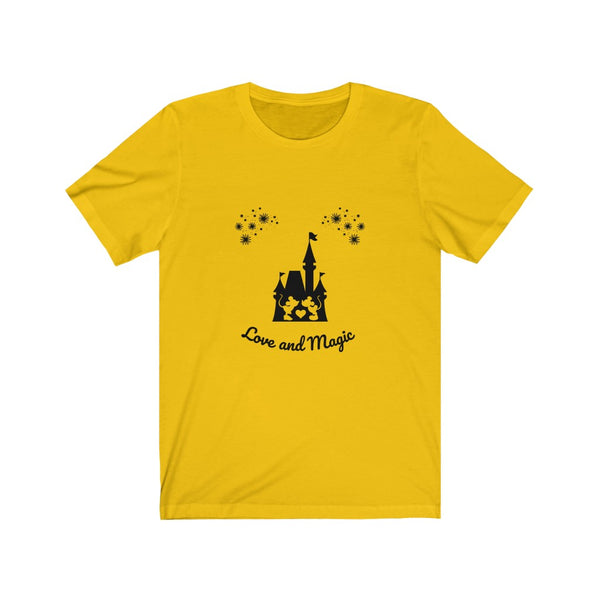 Love and Magic Disney Castle Graphic T-Shirt