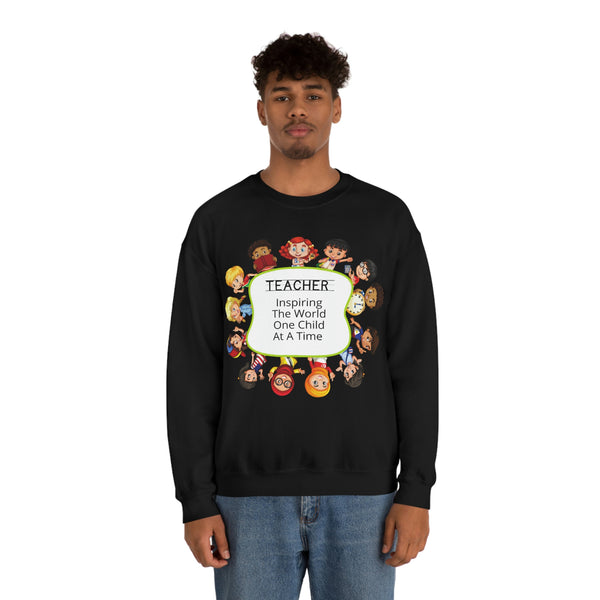 Teacher Inspiring Children Graphic Sweatshirt