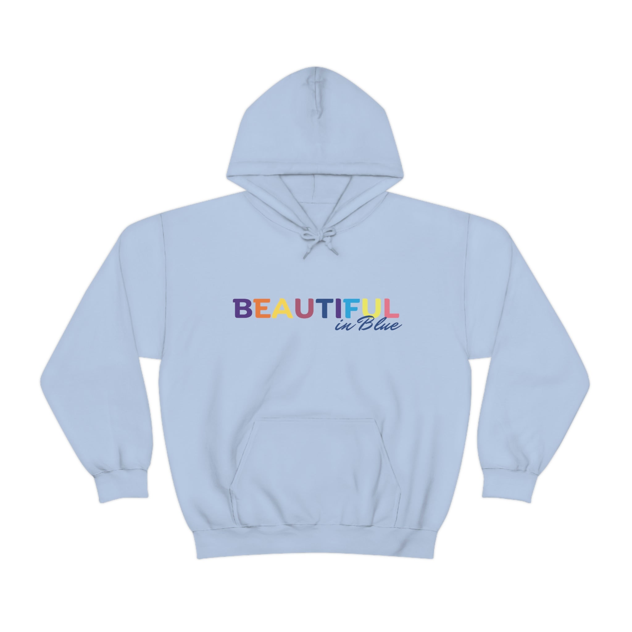 Beautiful In Blue Graphic Hoodie
