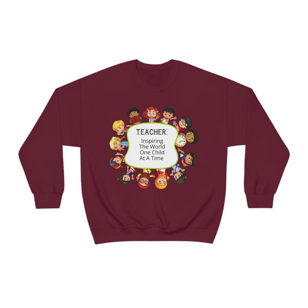 Teacher Inspiring Children Graphic Sweatshirt