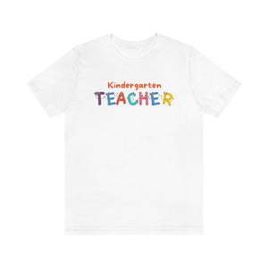 Kindergarten Teacher Friendly Letters Graphic T-Shirt