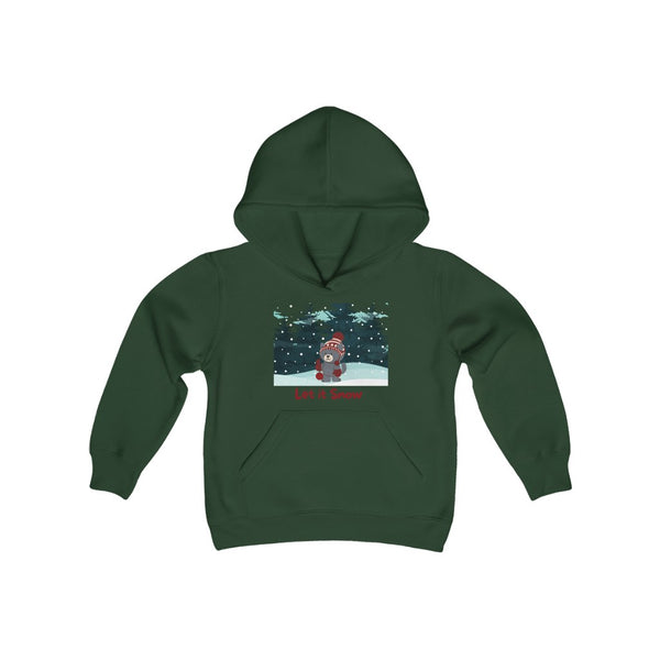 Let It Snow Bear Kids Hoodie