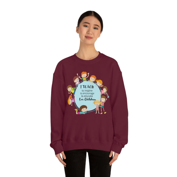 I Teach Children Graphic Sweatshirt