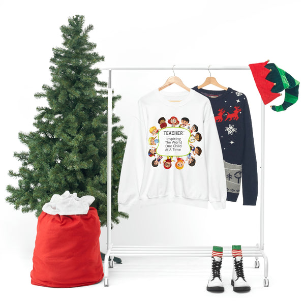 Teacher Inspiring Children Graphic Sweatshirt