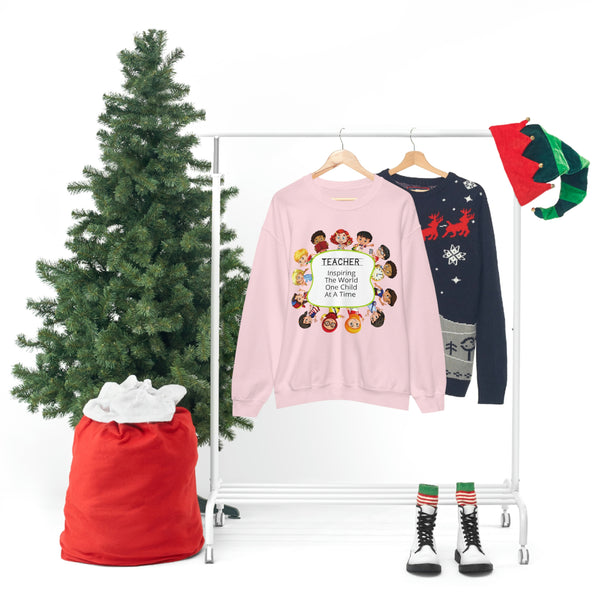 Teacher Inspiring Children Graphic Sweatshirt