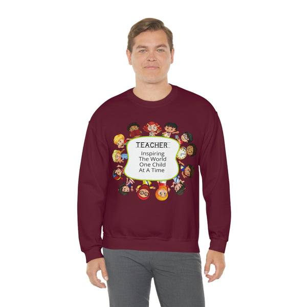 Teacher Inspiring Children Graphic Sweatshirt