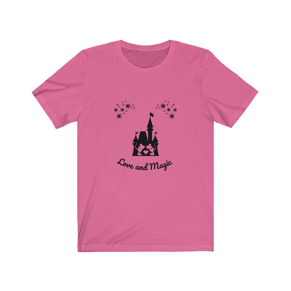 Love and Magic Disney Castle Graphic T-Shirt