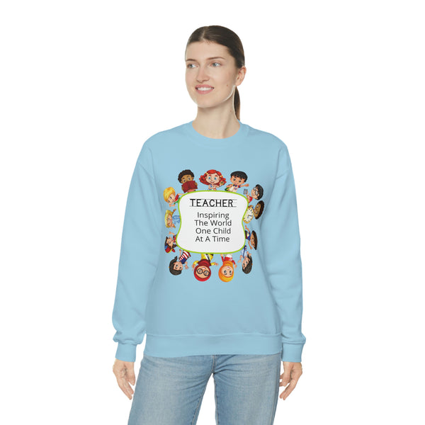 Teacher Inspiring Children Graphic Sweatshirt